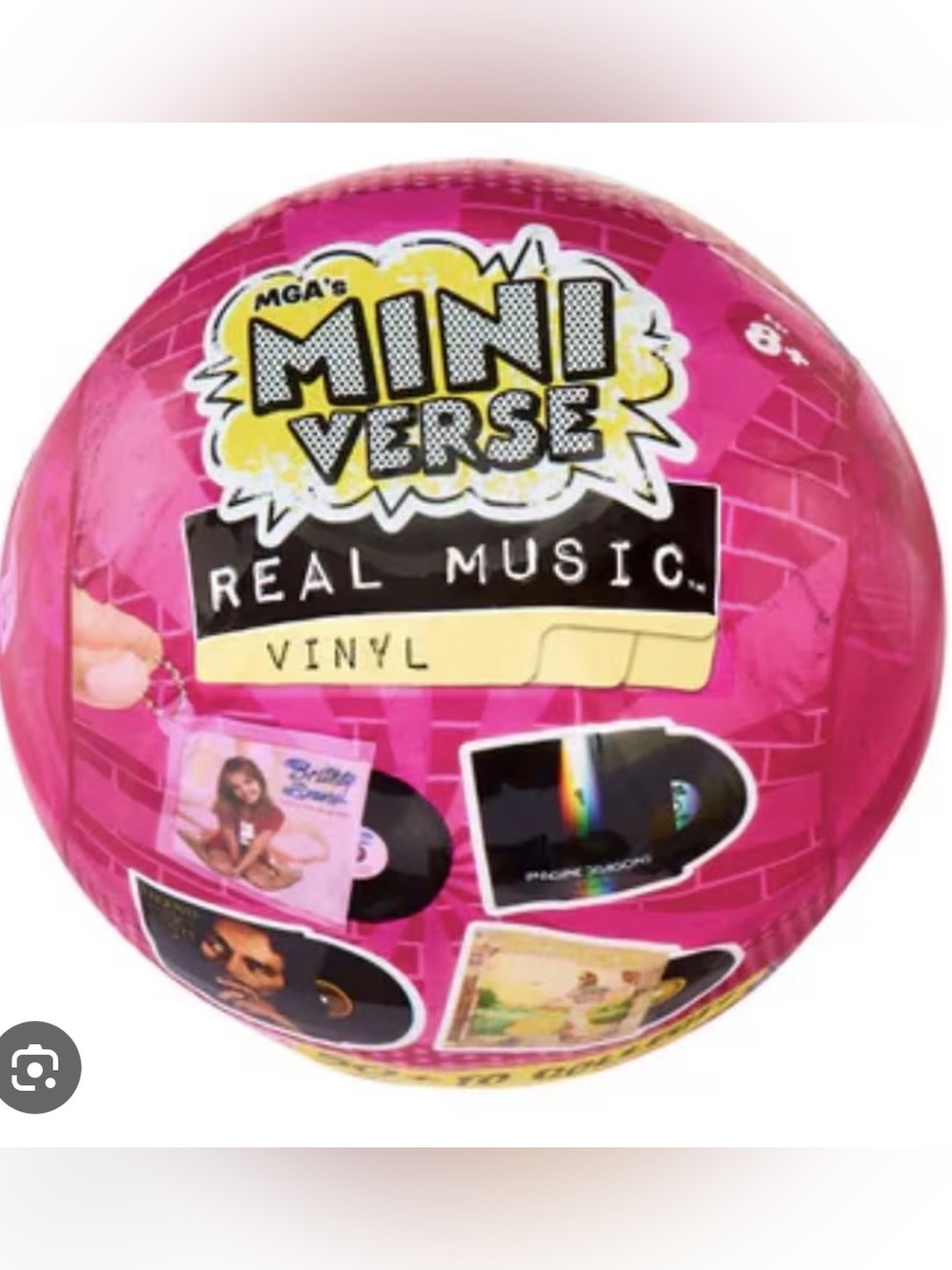 MGA Mini Verse Real Music Vinyl Surprise Ball - 4 Vinyl Records